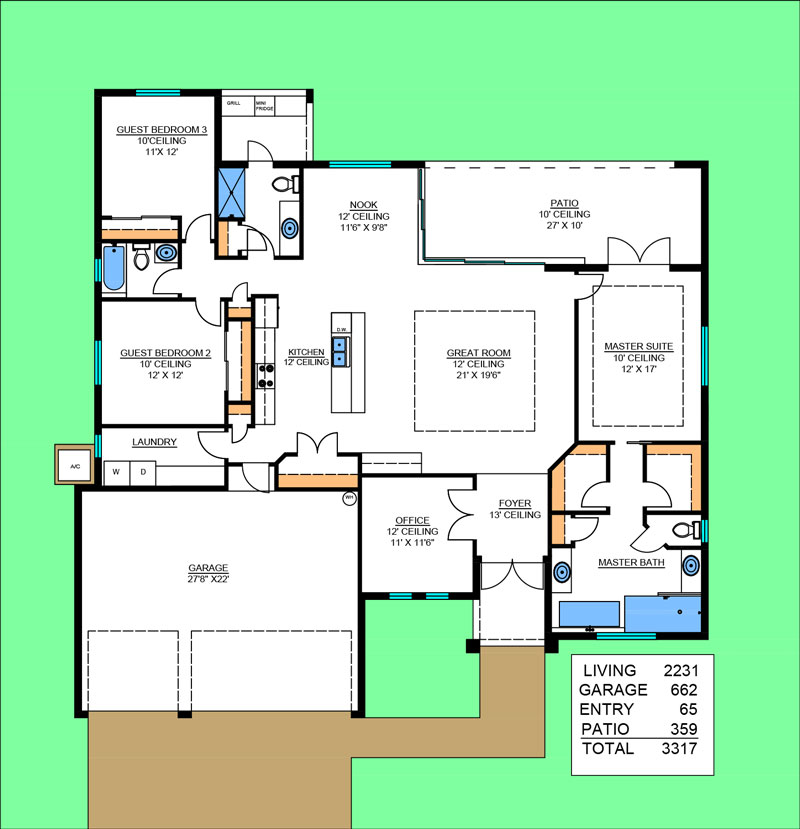 Channel III floor plan